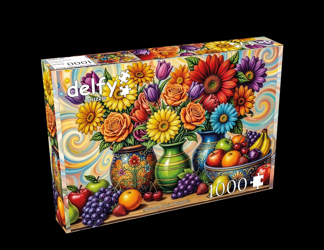 Delfy - Flower fruit delight, 1000 piece - 1000 PIÈCES - DELFY