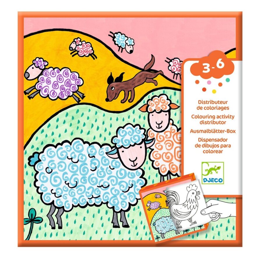 Djeco - Distributeur de coloriages - PROJET DE BRICOLAGE - DJECO