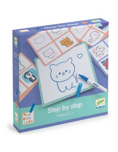 Step by Step - Babies and co - DESSIN & COLORIAGE - DJECO