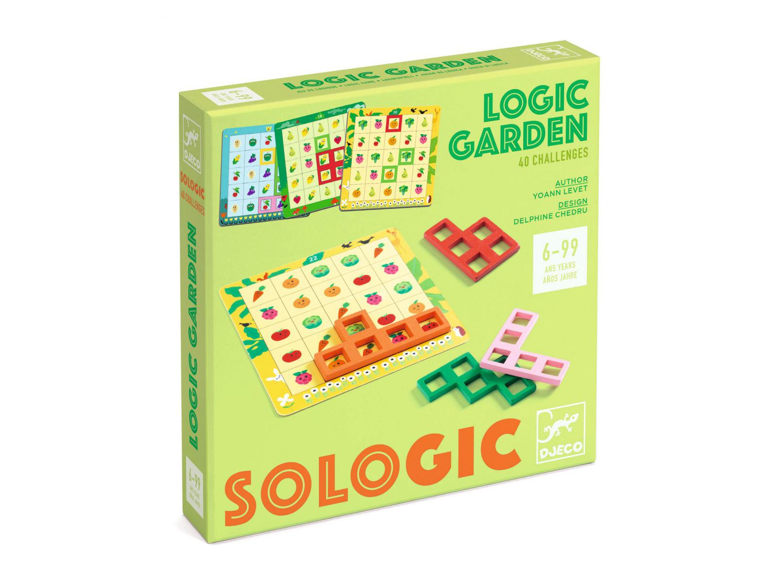 SOLOGIC - LOGIC GARDEN - JEUX DE LOGIQUE & PATIENCE - DJECO