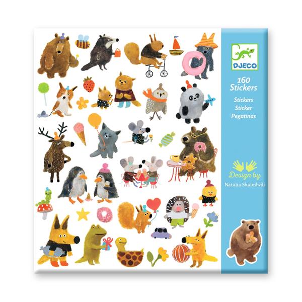 DJECO - autocollants Amis Fluffy - MATÉRIEL & ACCESSOIRES - DJECO