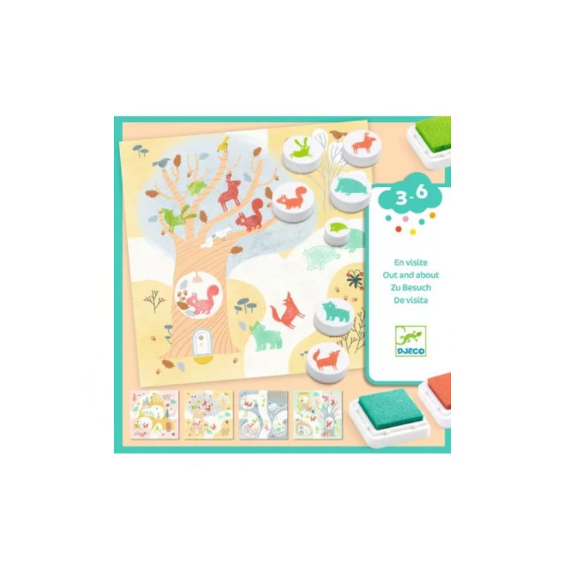 DJECO TAMPONS EN VISITE - JEUX POUR ENFANTS - DJECO