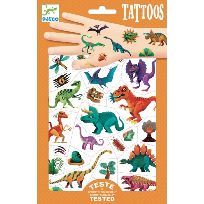 TATOUAGES DINO CLUB - MAQUILLAGE - DJECO