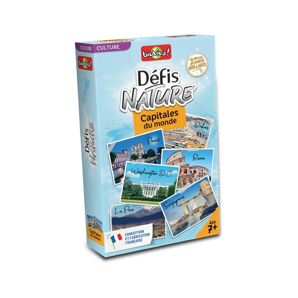 Défis nature - Capitales du monde - JEUX DE SCIENCE - BIOVIVA