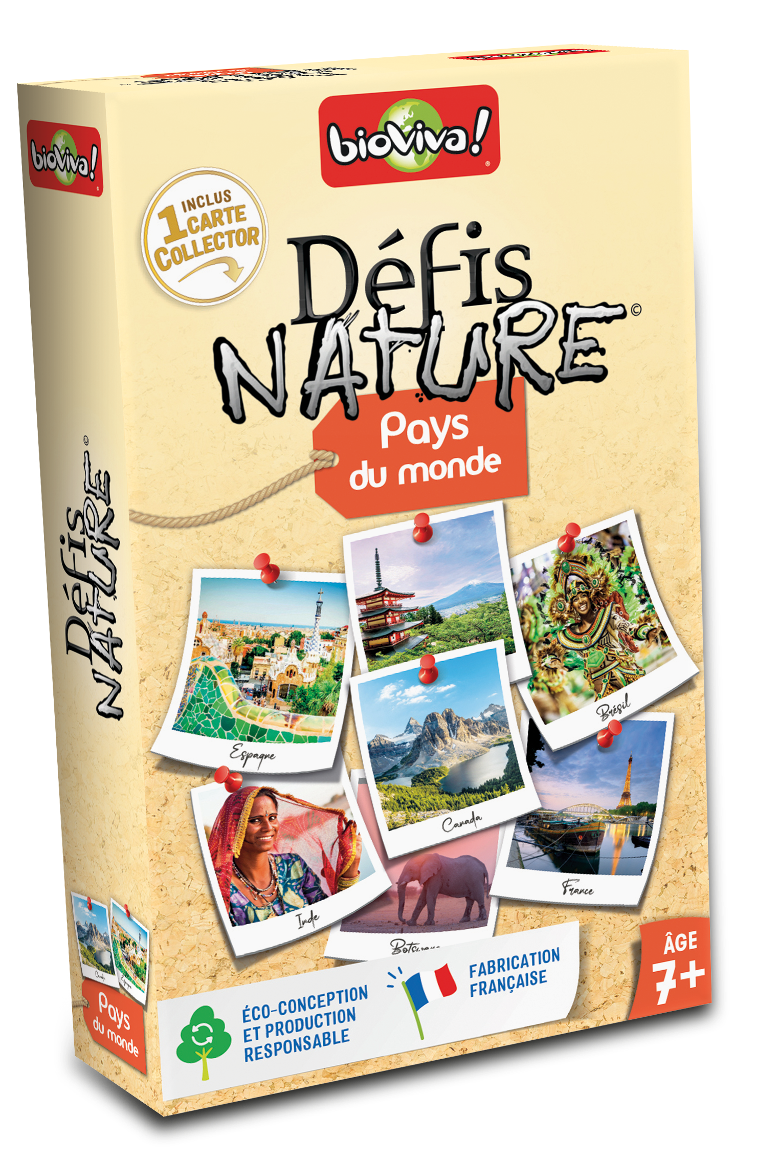 DEFIS NATURE - PAYS DU MONDE - JEUX ÉDUCATIF - BIOVIVA