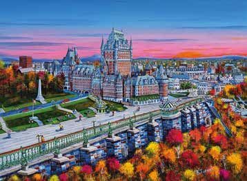 EGL - La terrasse du Château à l'automne - 1000 PIÈCES - EDITIONS GALERIE L'IMAGERIE