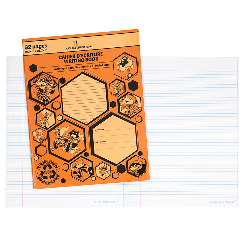 CAHIER LG INTER./ POINT. LG10 ORANGE - - GEOCAN