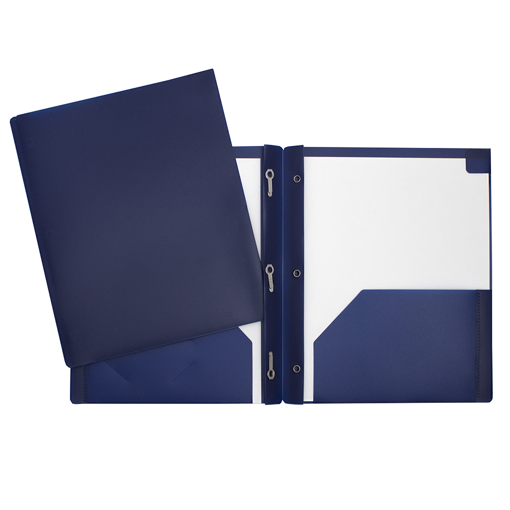 DUO-TANG A POCH. PLASTIQUE BLEU - RELIURES & PRESENTATION - MICROSOFT