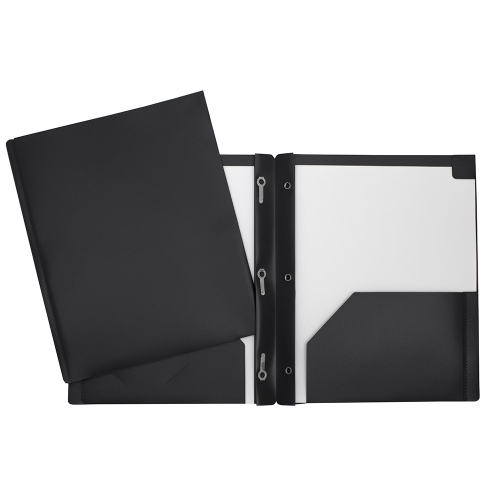 DUO-TANG A POCH. PLASTIQUE NOIR - RELIURES & PRESENTATION - MICROSOFT