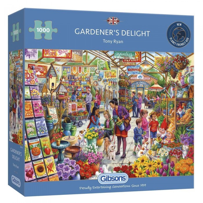 CASSE-TETE 1000 GARDENER'S DELIGHT - 1000 PIÈCES - GIBSONS