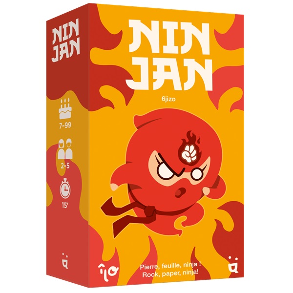 NINJAN (En-Fr) - JEUX DE CARTES & DE VOYAGE - helvetiq