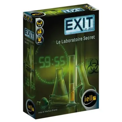 EXIT LE LABORATOIRE SECRET - JEUX DE STRATEGIE & DE TABLE - IELLO