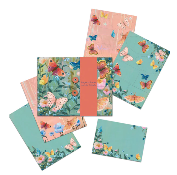 PAPIER A LETTRE DE LUXE BUTTERFLY BALL - PAPETERIE SOCIAL - ROGER LA BORDE