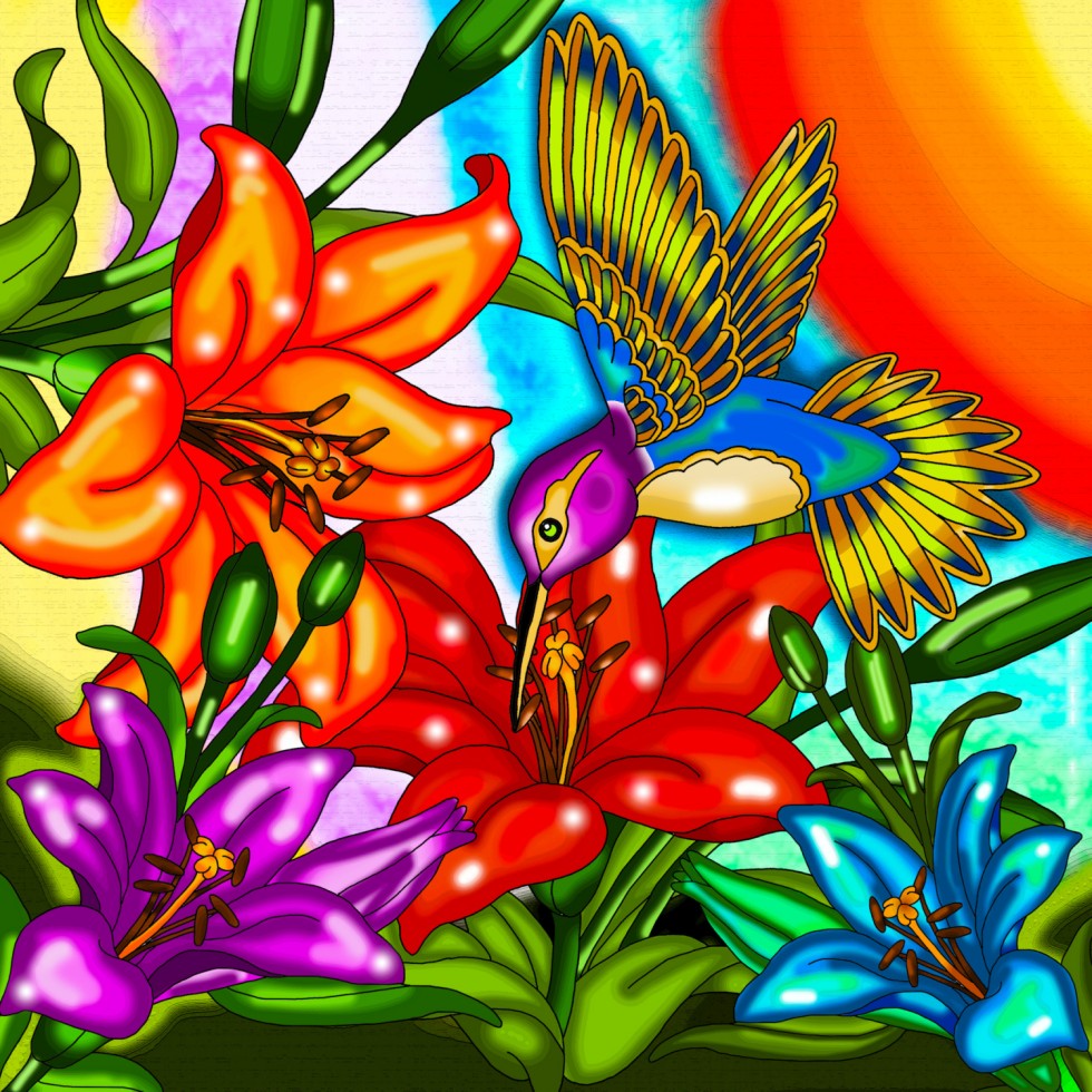 COLIBRI 30X30 - PROJET DE BRICOLAGE - JACAROU