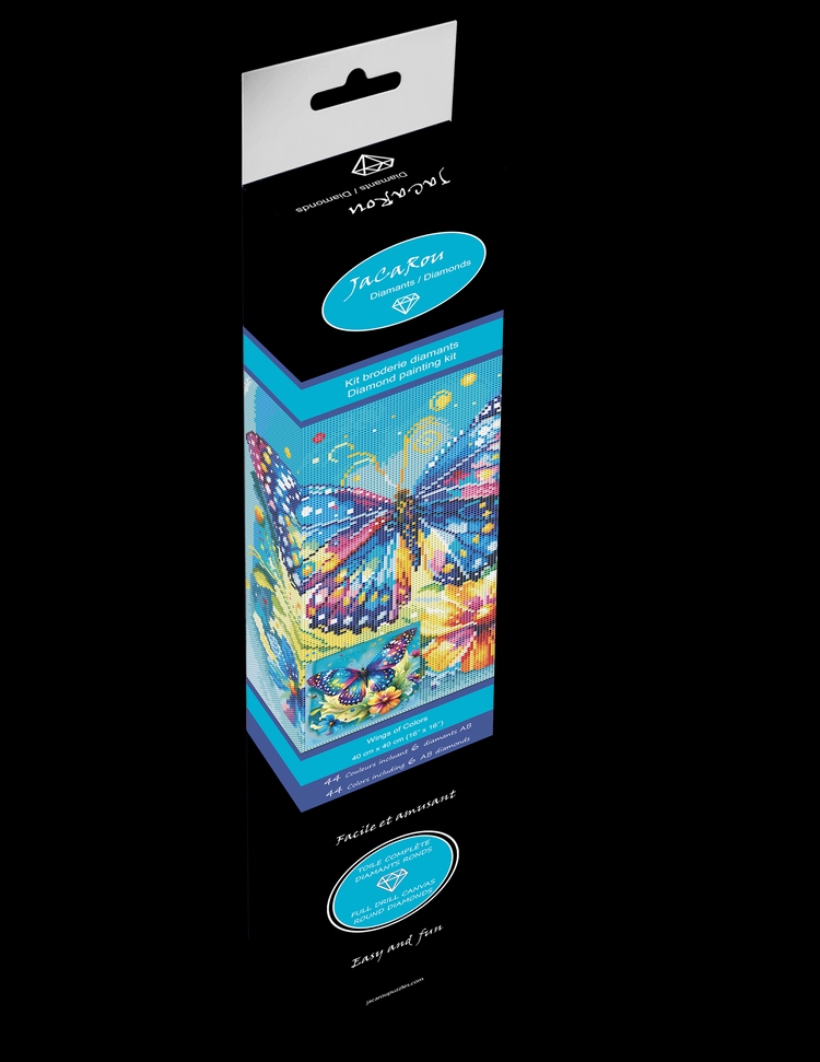 Broderie Diamant - Wings of Colors - PROJET DE BRICOLAGE - JACAROU