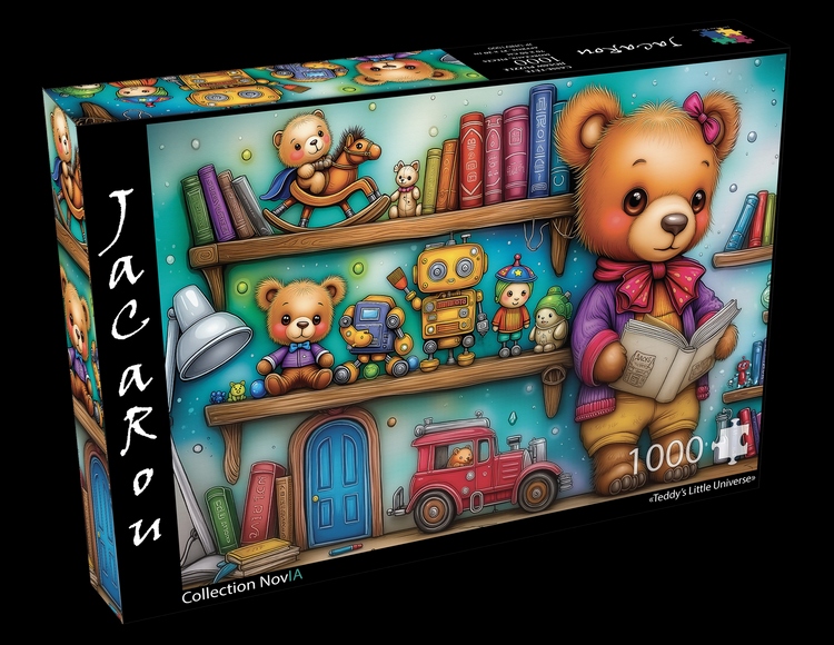 Jacarou - Teddy's Little Universe, 1000 - 1000 PIÈCES - JACAROU