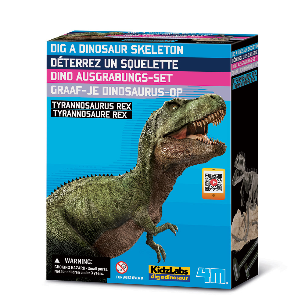 Déterrez un squelette - Tyrannosaure Rex - JEUX DE SCIENCE - 4m