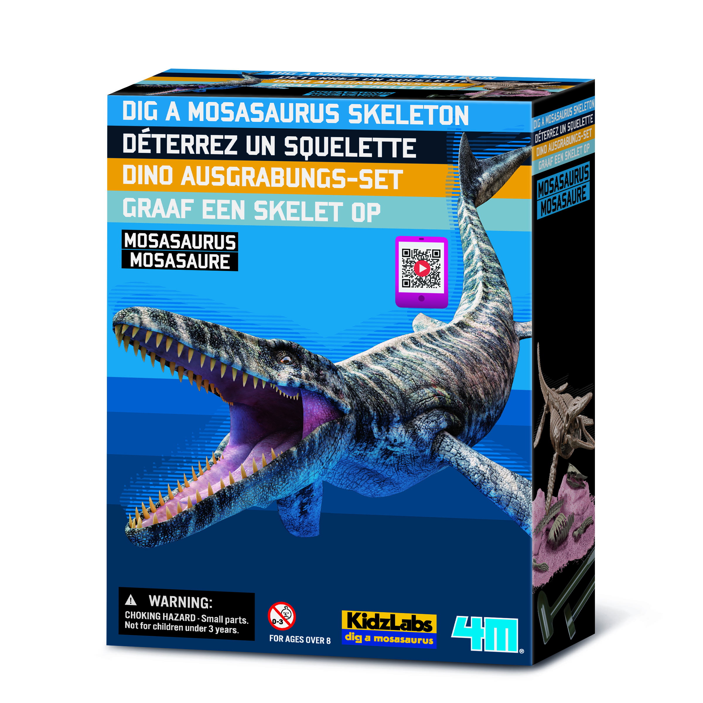 Déterrez un squelette - Mosasaure - JEUX DE SCIENCE - 4m