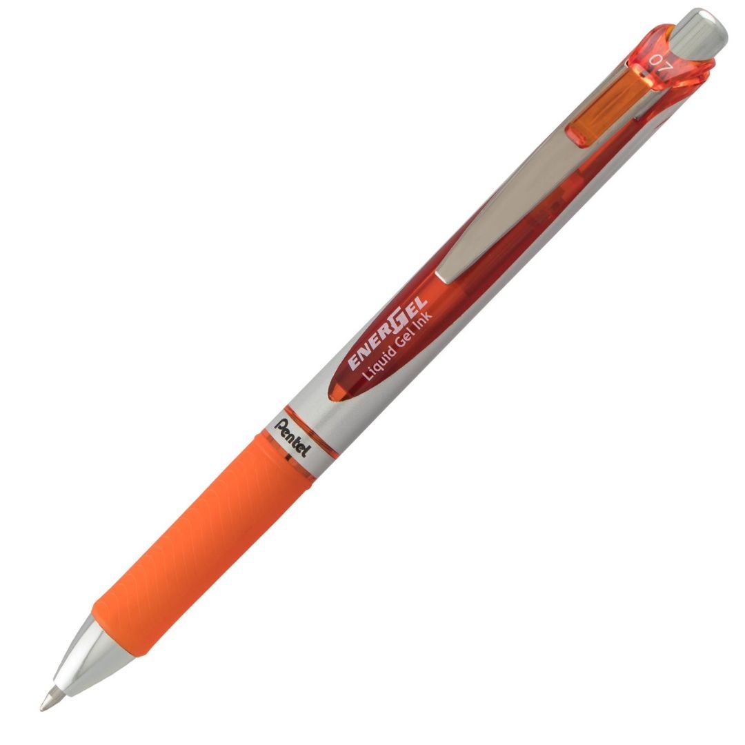 PENTEL ENERGEL STYLO ORANGE 0.7MM - INSTRUMENTS D'ECRITURE - PENTEL
