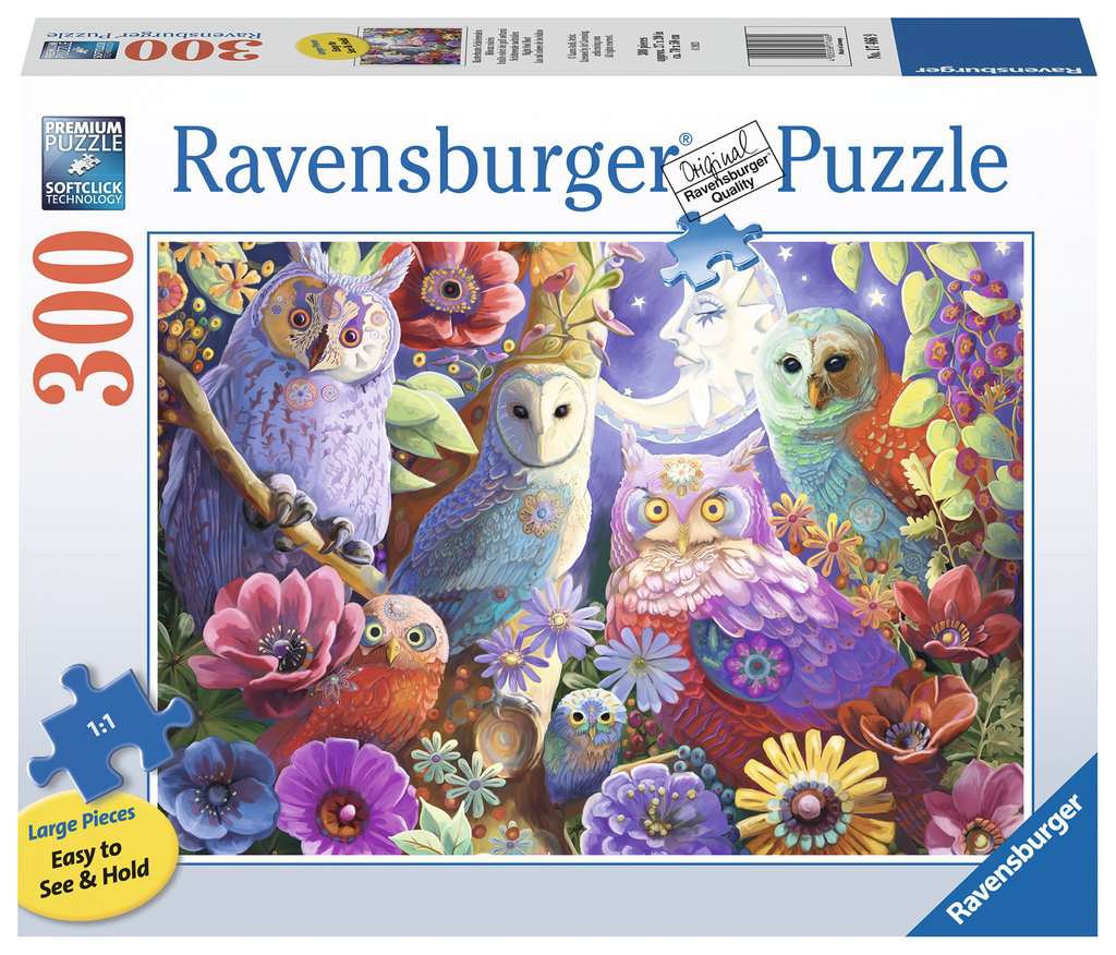 Ravensburger - Night Owl, 300XL pieces - 300 PIÈCES XL - RAVENSBURGER