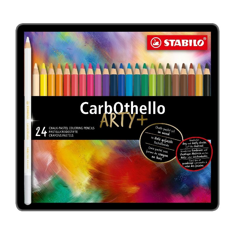 Carbothello bte 24 crayons couleur - DESSIN & COLORIAGE - STABILO