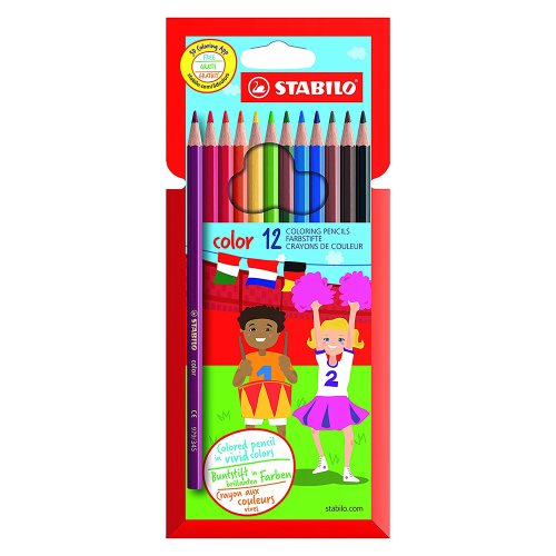 Crayon couleur stabilo 12 crayons - DESSIN & COLORIAGE - STABILO