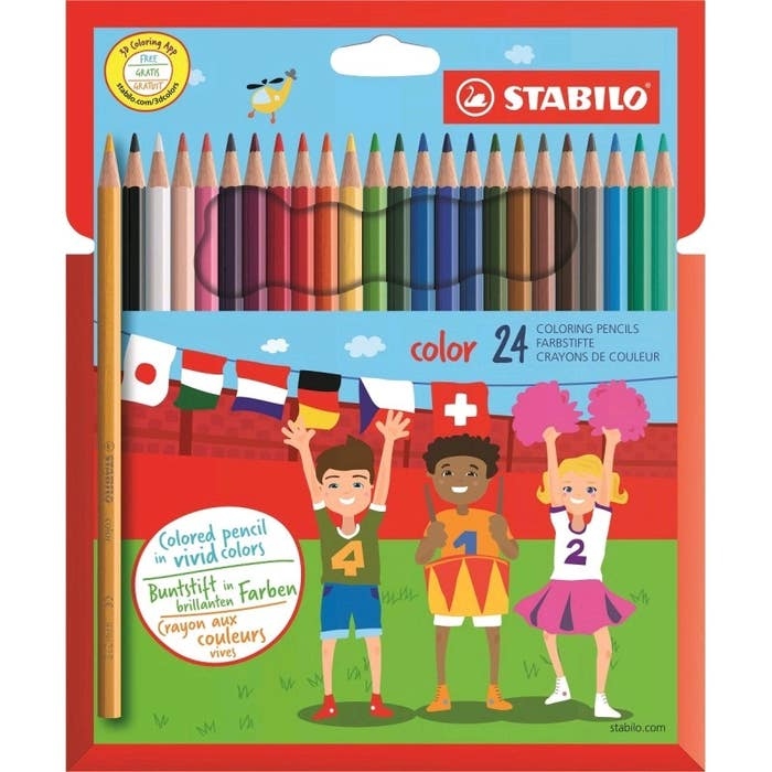 Crayon couleur stabilo 24 crayons - DESSIN & COLORIAGE - STABILO