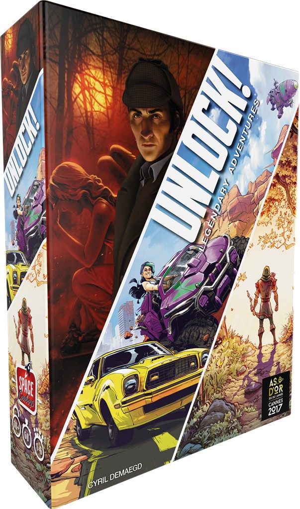 UNLOCK - LEGENDARY ADVENTURES - JEUX DE STRATEGIE & DE TABLE - SPACE COWBOYS
