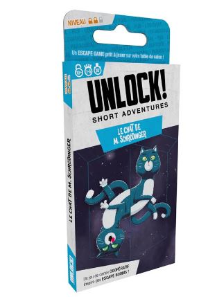 Unlock! Short adventure Le chat de schro - JEUX DE PARTY & D'AMBIANCE - SPACE COWBOYS