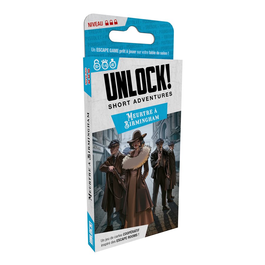 Unlock! Short adventure Meutre a Birming - JEUX DE PARTY & D'AMBIANCE - SPACE COWBOYS