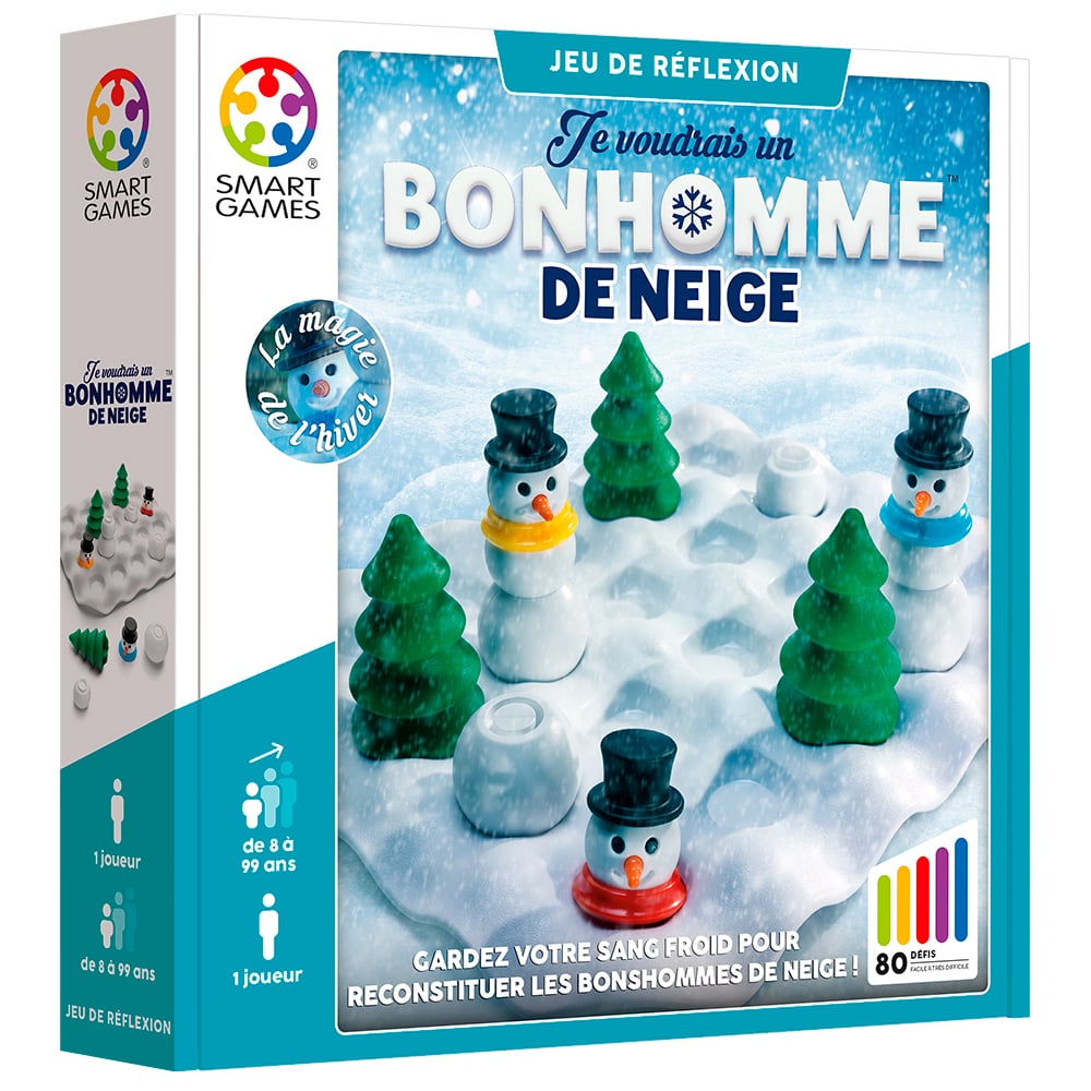 SMART GAMES - BONHOMME DE NEIGE - JEUX DE SOCIÉTÉ ET FAMILLE - CLEMENTONI