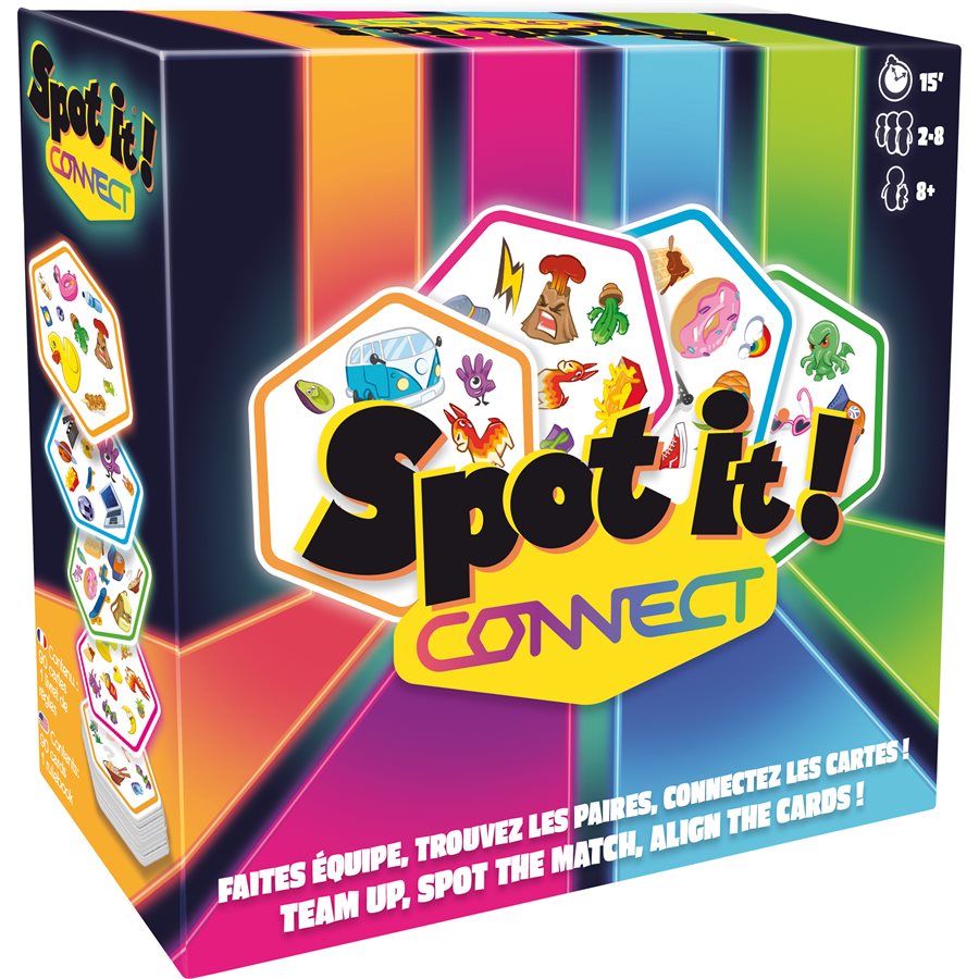 SPOT IT CONNECT - JEUX DE PARTY & D'AMBIANCE - zygo matic