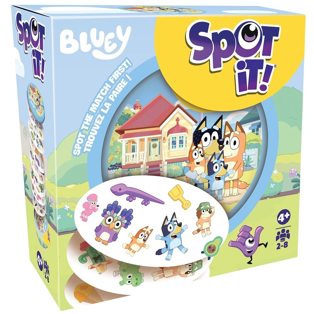Spot it! bluey (ml) - JEUX DE SOCIÉTÉ ET FAMILLE - zygo matic
