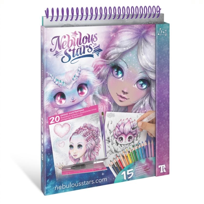 LIVRE A COLORIER AQUARELLE NEBULOUS STAR - DESSIN & COLORIAGE - NEBULOUS STAR