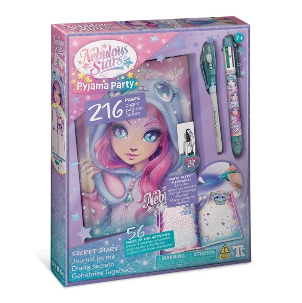 Journal intime - Party Pyjama - JEUX POUR ENFANTS - Nebulous Stars