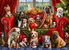 Vermont - Aime mes chiens, 1000 pieces - 1000 PIÈCES - VERMONT