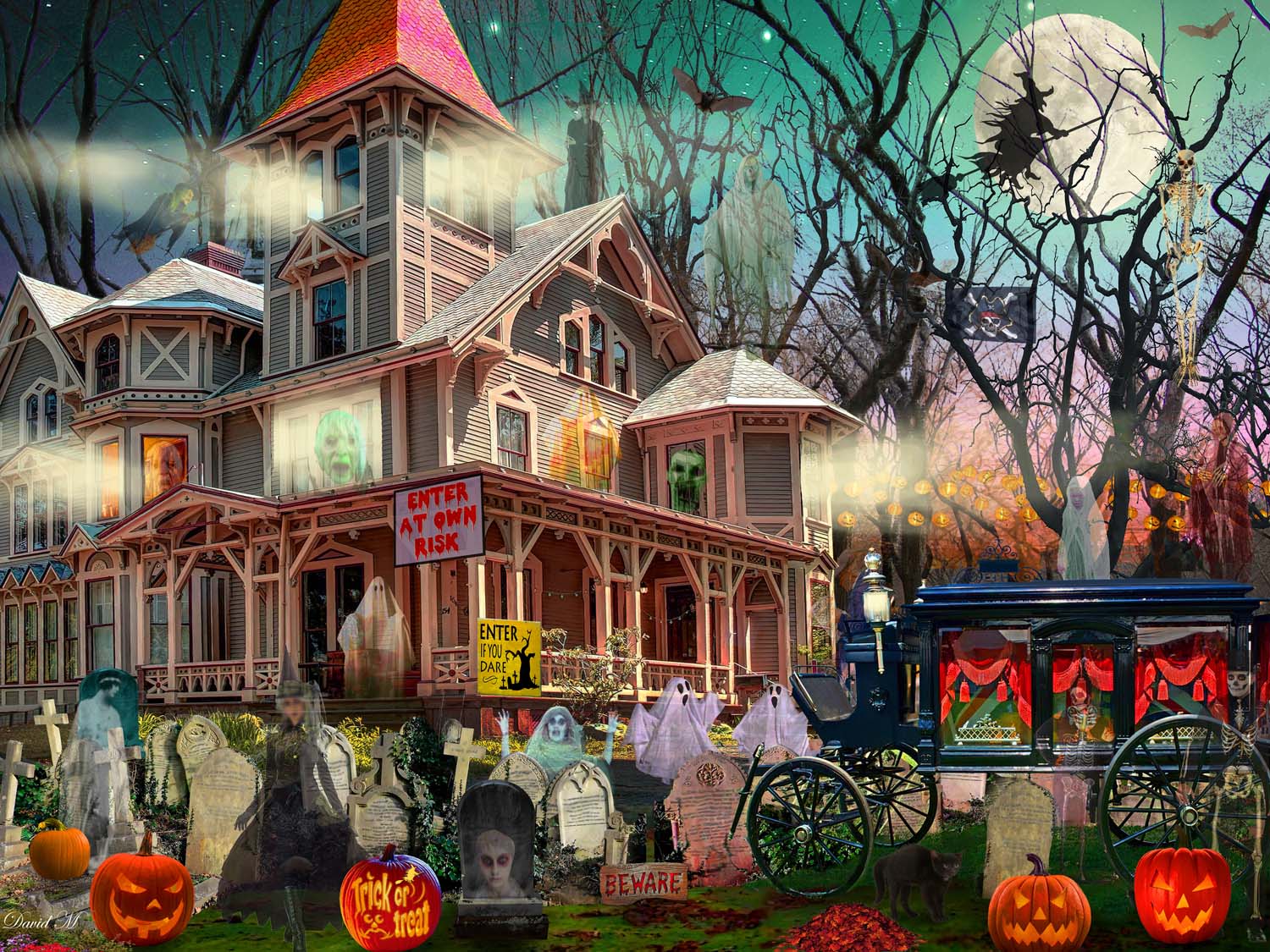 Vermont - Maison Hantée, 550 pieces - 550 PIÈCES - VERMONT