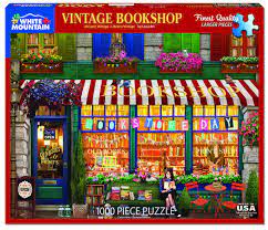 CASSE-TETE 1000 LIBRAIRIE VINTAGE - 1000 PIÈCES - WHITE MOUNTAIN