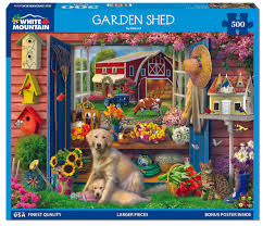White Mountain - Garden Shed, 500 - 999 PIECES ET MOINS - WHITE MOUNTAIN