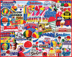 White mountain - Snow cones, 1000 pièces - 1000 PIÈCES - WHITE MOUNTAIN