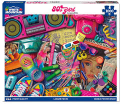 White mountain - 80's girl, 1000 pièces - 1000 PIÈCES - WHITE MOUNTAIN