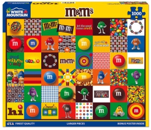 White Mountain - M&M Fun , 1000pces - 1000 PIÈCES - WHITE MOUNTAIN
