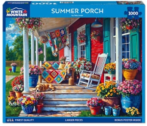 White Mountain - Summer porch, 1000pces - 1000 PIÈCES - WHITE MOUNTAIN