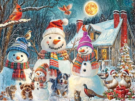 White Mountain - Frosty & friends, 300xl - 300 PIÈCES XL - WHITE MOUNTAIN
