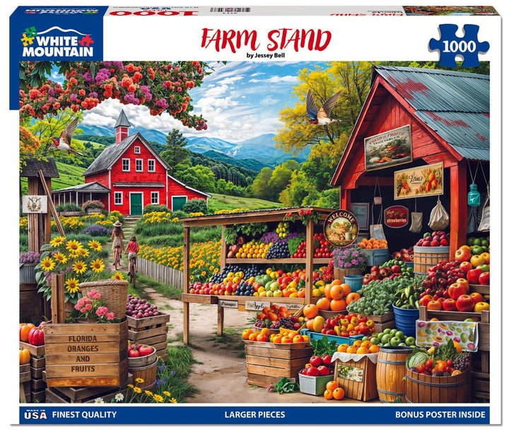 White Mountain - Farm Stand, 1000pces - 1000 PIÈCES - WHITE MOUNTAIN
