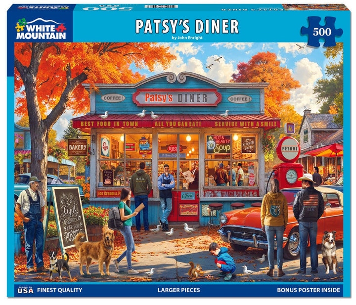 White Mountain - Patsy's Diner, 500pces - 500 PIÈCES - WHITE MOUNTAIN