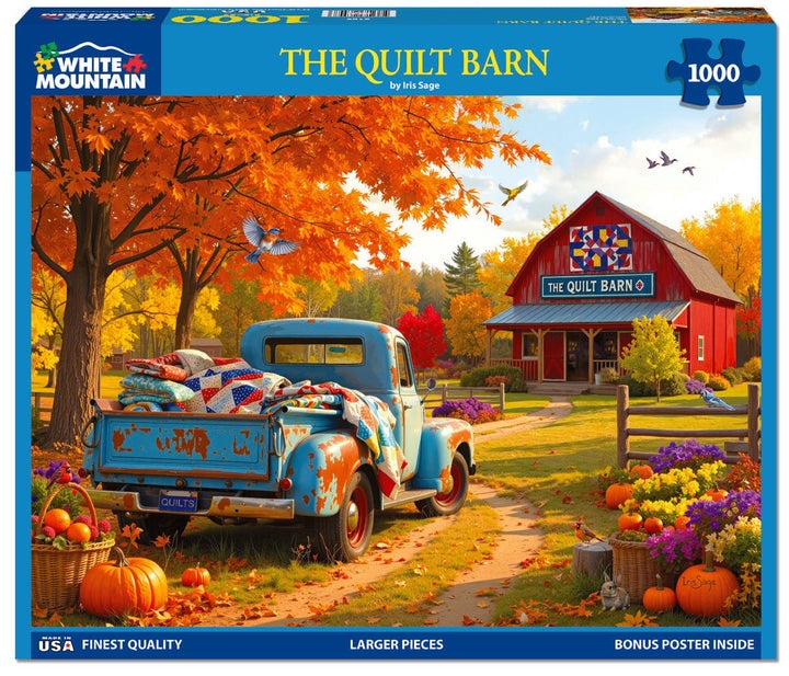 White Mountain - The Barn Quilt, 1000 - 1000 PIÈCES - WHITE MOUNTAIN