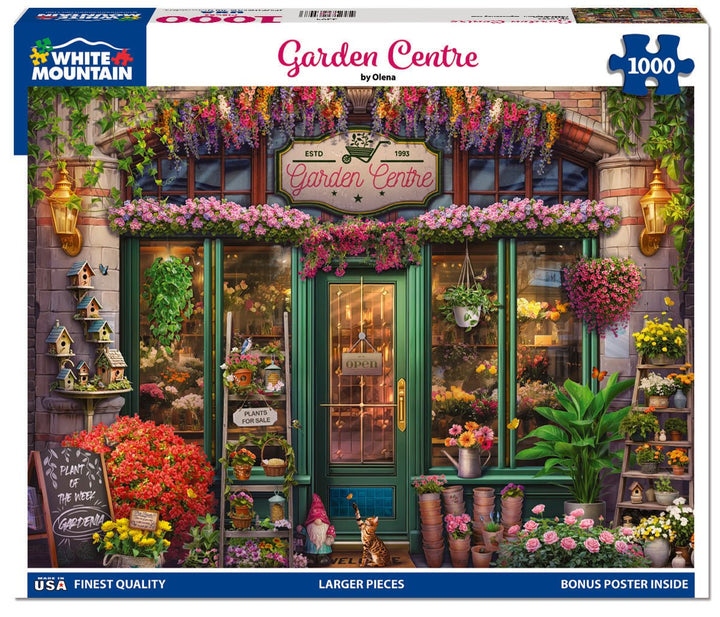 White Mountain - Garden center, 1000 - 1000 PIÈCES - WHITE MOUNTAIN