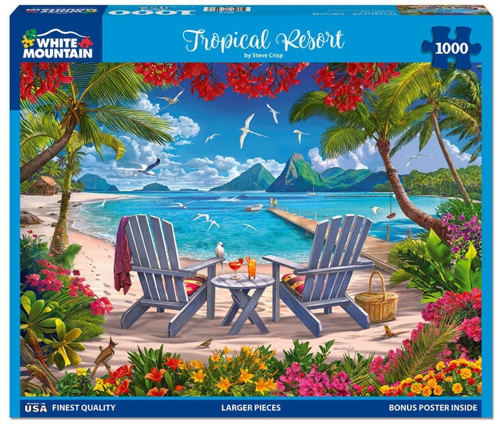 White Mountain - Tropical resort, 1000 - 1000 PIÈCES - WHITE MOUNTAIN