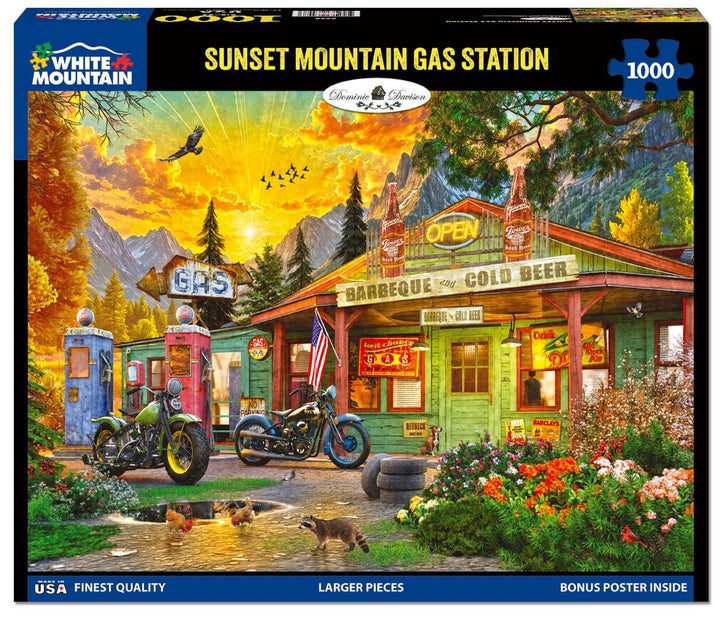 White Mountain - Sunset mountain gas - 1000 PIÈCES - WHITE MOUNTAIN